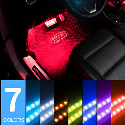 LEDvolution 4-in-1 Colorful Car Atmosphere Lights